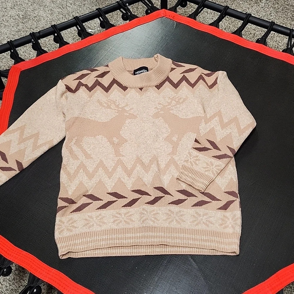 Heimish reindeer sweater size S.#1 Nwot